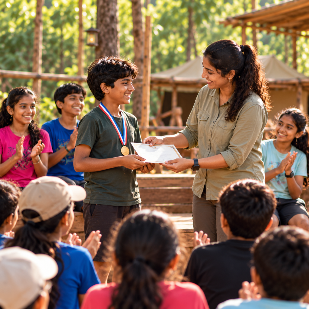 camp award ceremony celebration