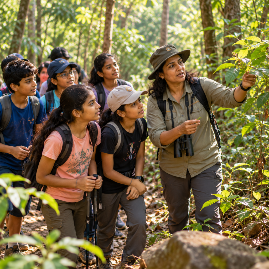 forest trail nature lesson