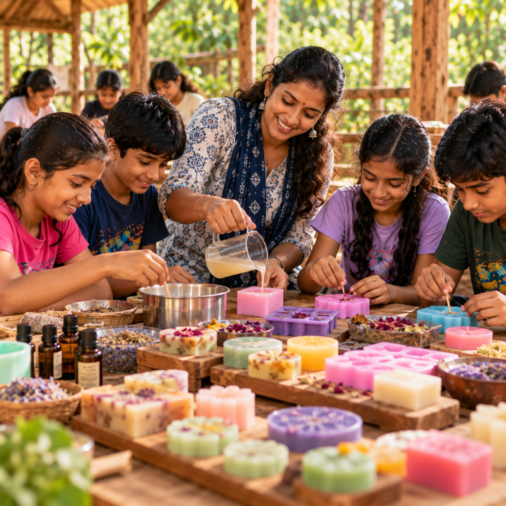 joyful outdoor soap making workshop (1)